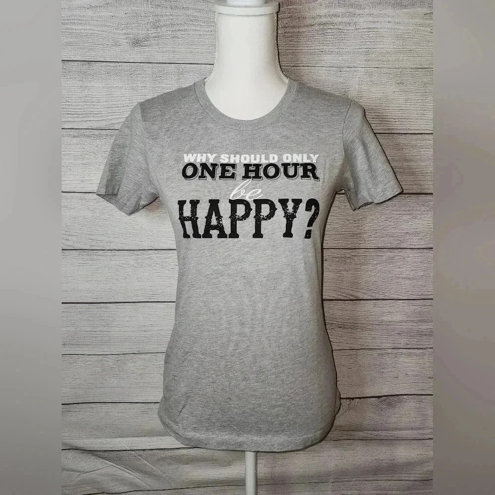 Dr Mcgillicudfy's "Happy Hour" Graphic Tee Size Medium